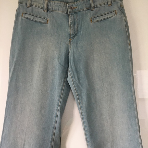 CLUB MONACO Light Wash Flare Denim Jeans Size 32 NWOT - Picture 4 of 11